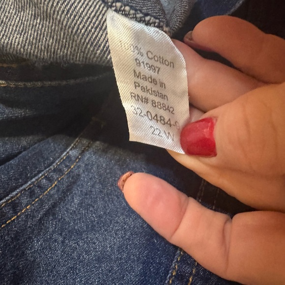 CASUAL DENIM SLEEVELESS TOP and/or VEST PLUS"  22      #D - Picture 7 of 8